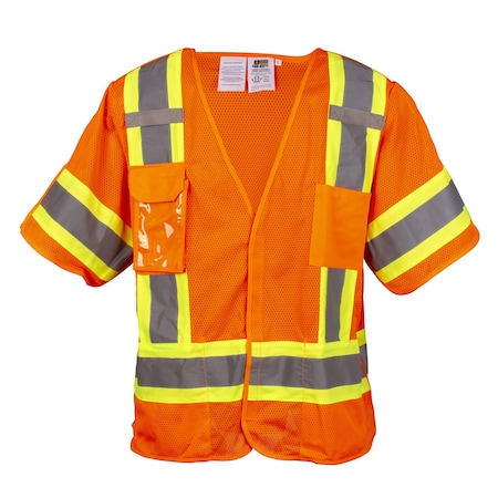 Cordova Breakaway Safety Vest, COR-BRITE, Type R, Class 3, FR - Orange, 5XL VB3200FR5XL